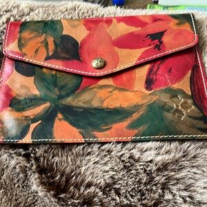 Patricia Nash heritage style colorful clutch nwt